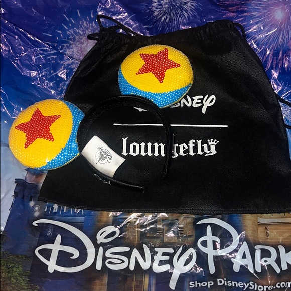 NWT Disney Parks Loungefly Pixar Ball Backpack with coin purse, Pixar Ball Ears main image 7
